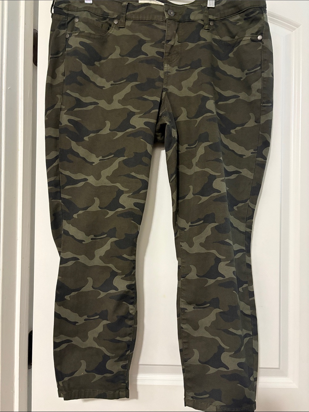 torrid Olive Green High-Rise Skinny Pants